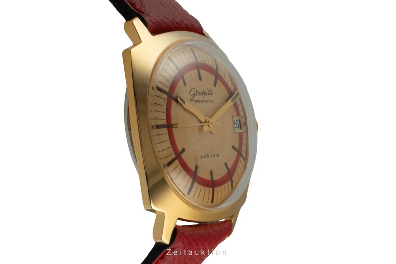 Glashütte Spezimatic gilt-brass automatic men's watch Vintage [2602370]