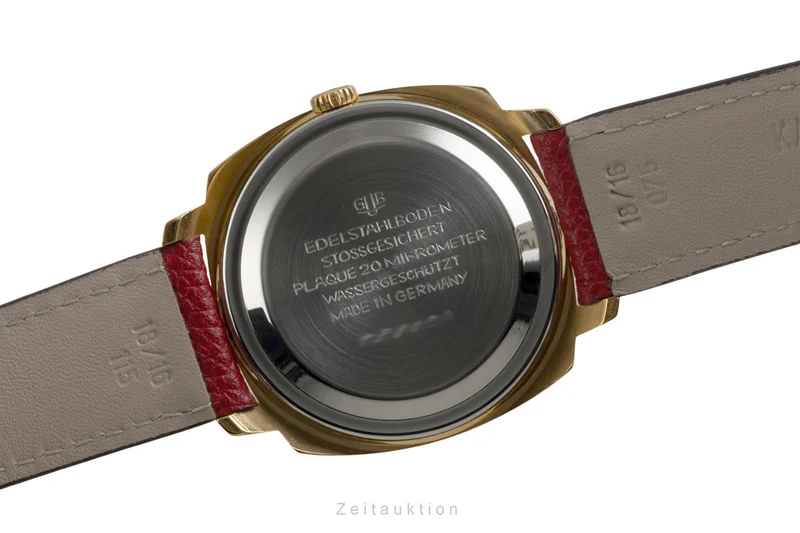 Glashütte Spezimatic gilt-brass automatic men's watch Vintage [2602370]