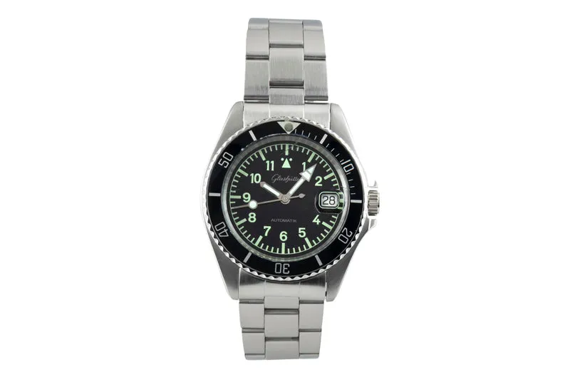 Glashütte steel automatic men's watch 0717-11-38-00 [2602240]
