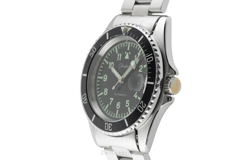 Glashütte steel automatic men's watch 0717-11-38-00 [2602240]
