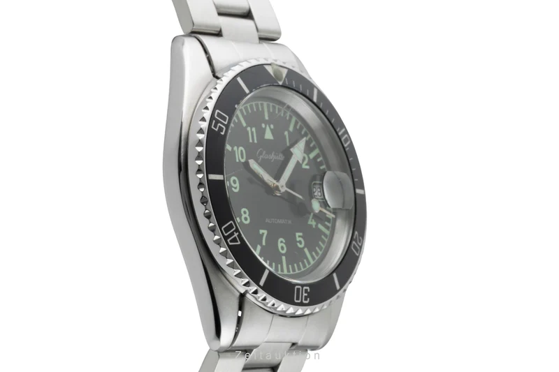 Glashütte steel automatic men's watch 0717-11-38-00 [2602240]