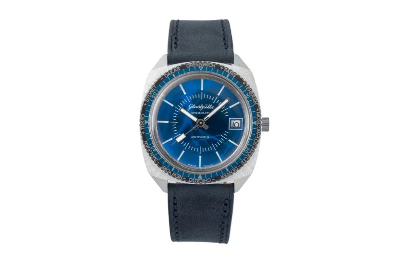 Glashütte Spezimatic chromed brass automatic men's watch Vintage [2602100]