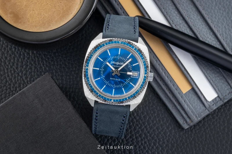 Glashütte Spezimatic chromed brass automatic men's watch Vintage [2602100]
