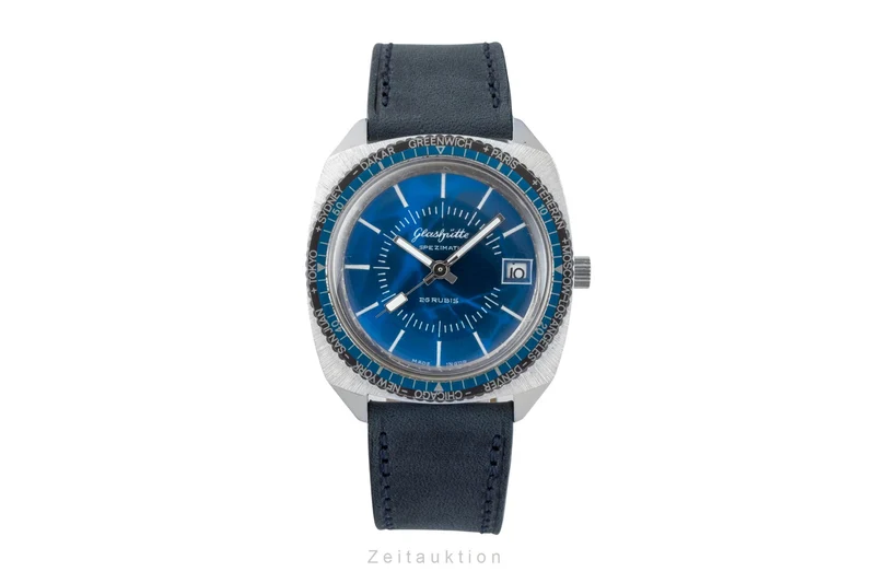 Glashütte Spezimatic chromed brass automatic men's watch Vintage [2602100]