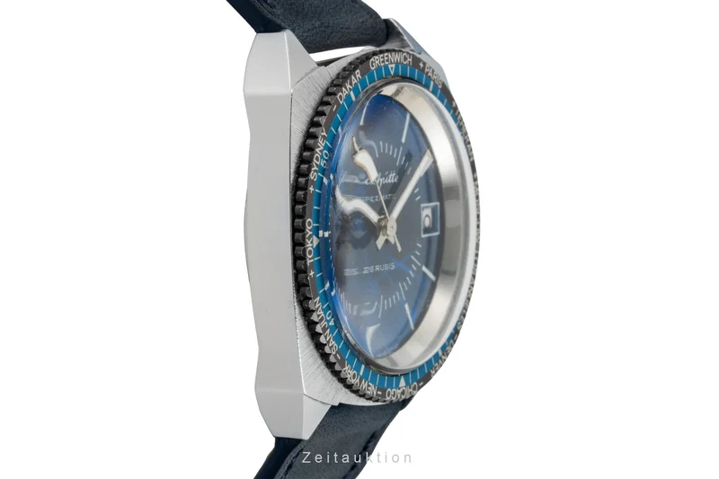 Glashütte Spezimatic chromed brass automatic men's watch Vintage [2602100]