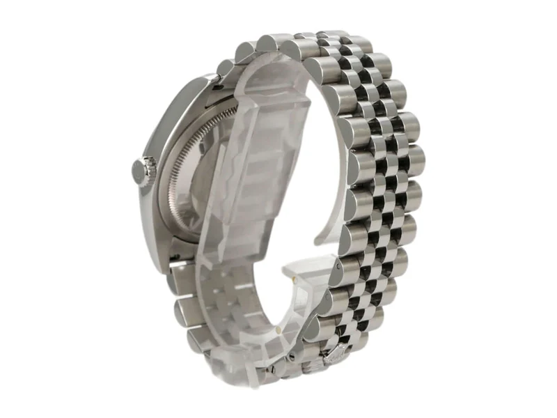 Rolex Datejust 36 116200 Weiß Römisch Jubile-Band