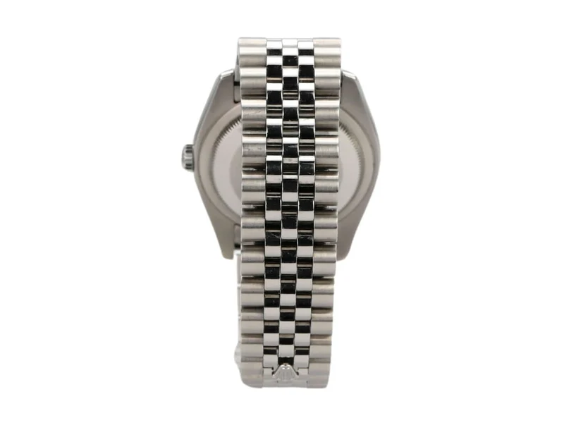 Rolex Datejust 36 116200 Weiß Römisch Jubile-Band