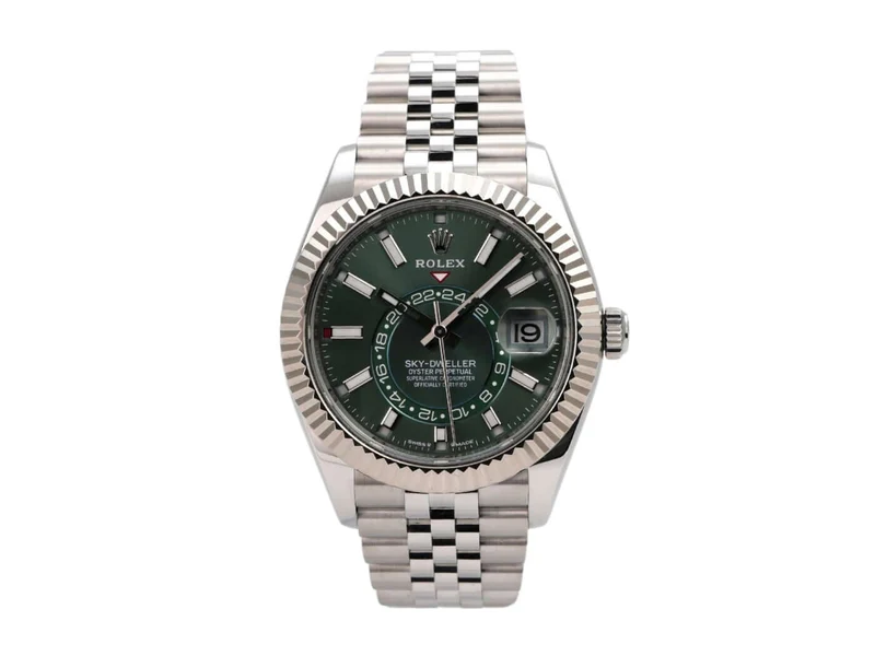 Rolex Sky-Dweller 336934 Mintgrün Jubile-Band
