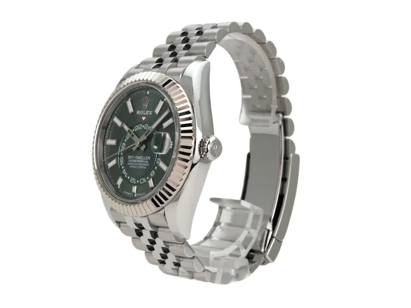 Rolex Sky-Dweller 336934 Mintgrün Jubile-Band