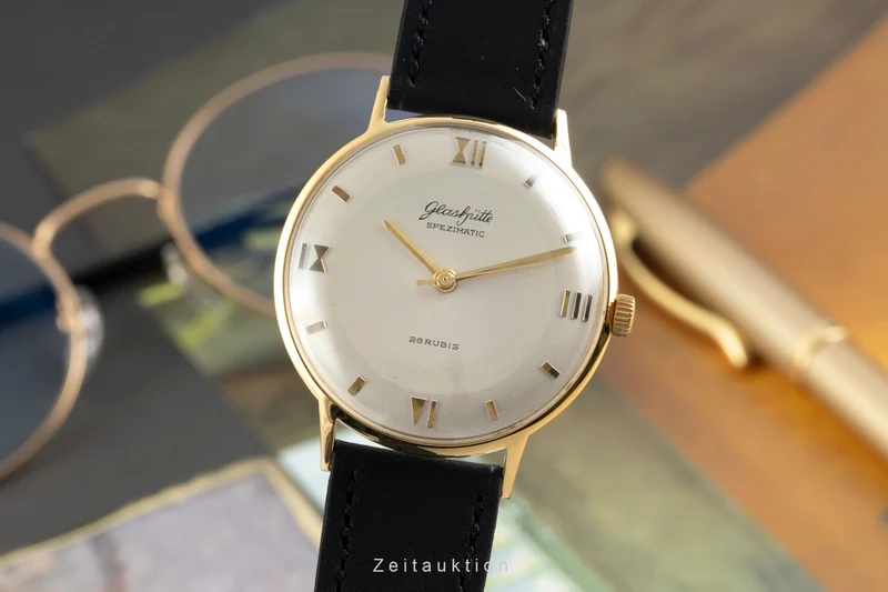 Glashütte Spezimatic gilt-brass automatic men's watch Vintage [2601789]