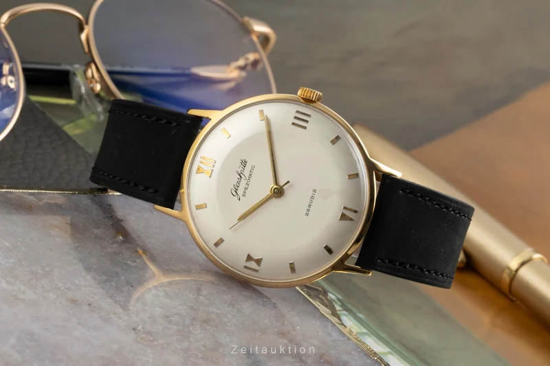 Glashütte Spezimatic gilt-brass automatic men's watch Vintage [2601789]