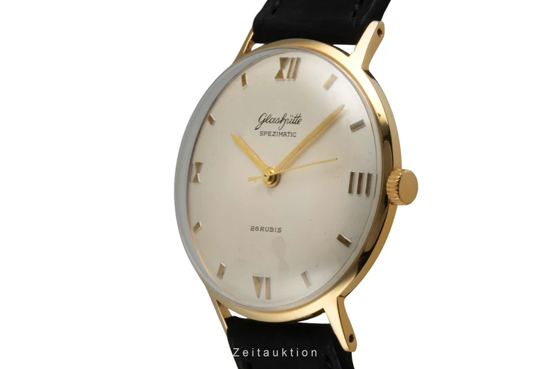 Glashütte Spezimatic gilt-brass automatic men's watch Vintage [2601789]