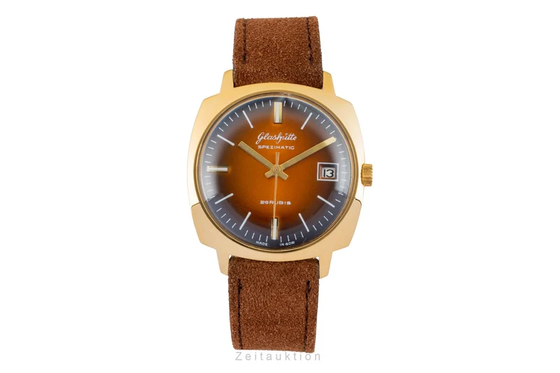 Glashütte Spezimatic gilt-brass automatic men's watch Vintage [2601786]