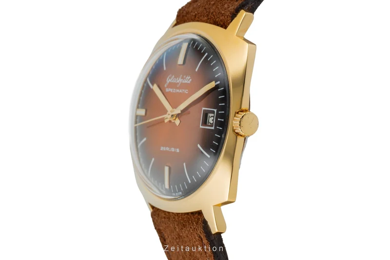 Glashütte Spezimatic gilt-brass automatic men's watch Vintage [2601786]