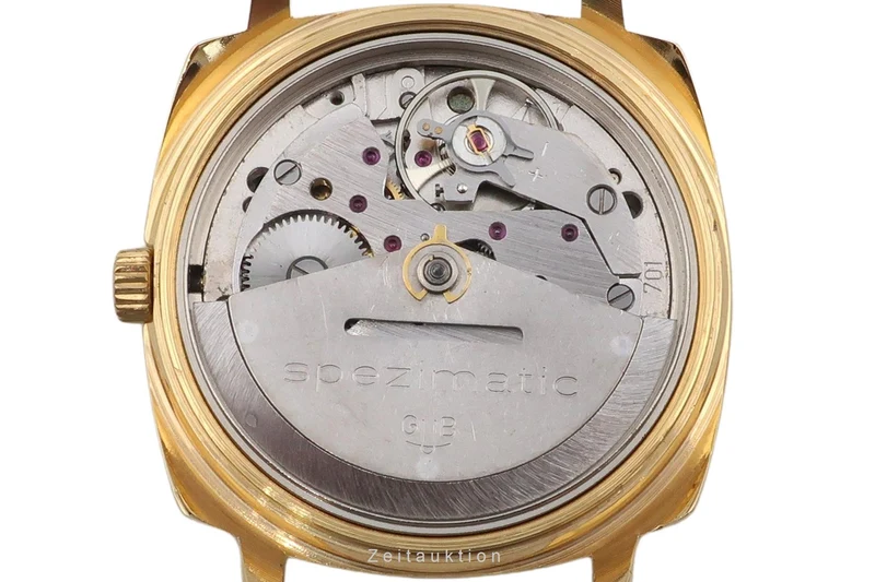 Glashütte Spezimatic gilt-brass automatic men's watch Vintage [2601786]