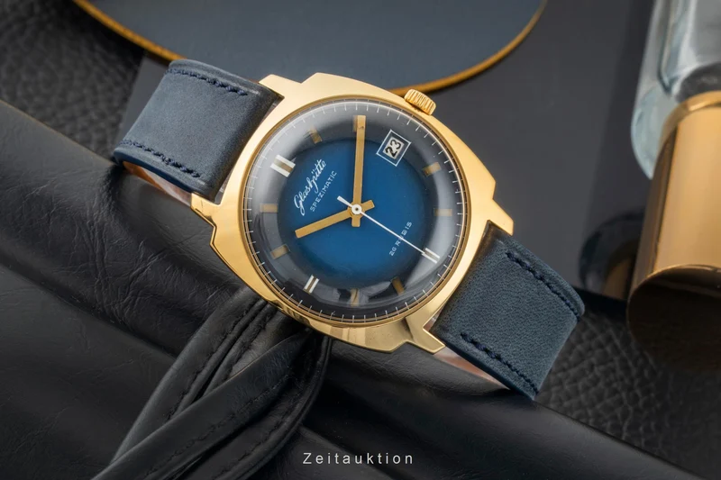Glashütte Spezimatic gilt-brass automatic men's watch Vintage [2601785]