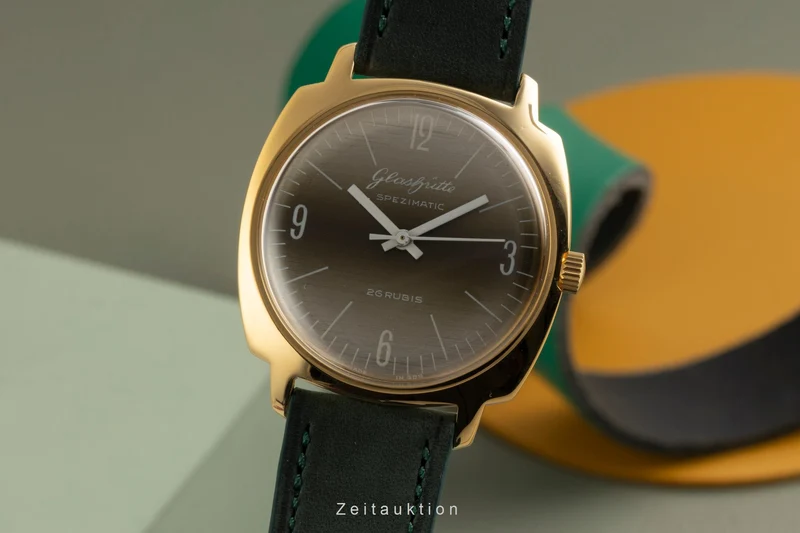 Glashütte Spezimatic gilt-brass automatic men's watch Vintage [2601790]