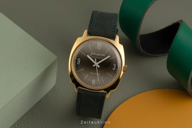 Glashütte Spezimatic gilt-brass automatic men's watch Vintage [2601790]