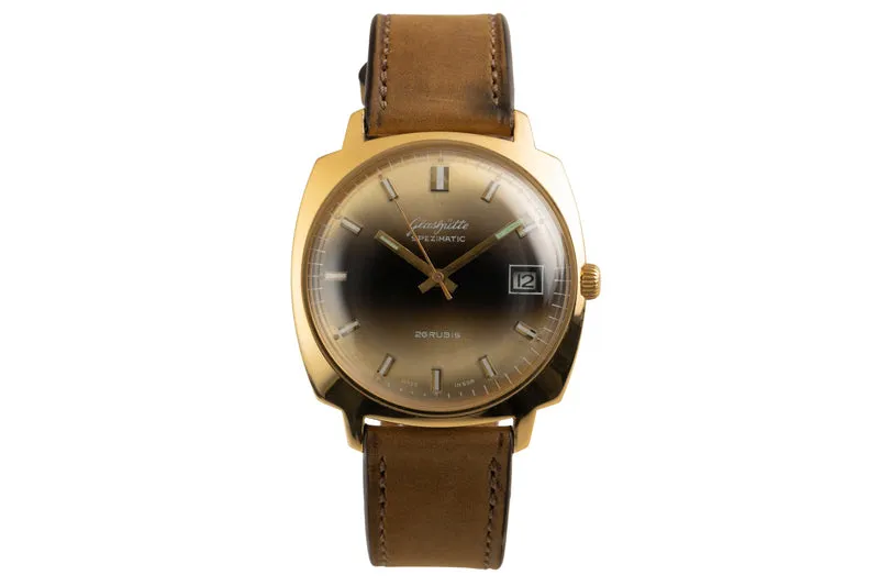 Glashütte Spezimatic gilt-brass automatic men's watch Vintage [2601784]