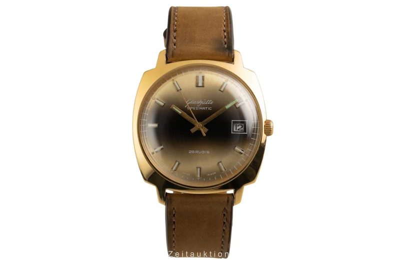 Glashütte Spezimatic gilt-brass automatic men's watch Vintage [2601784]