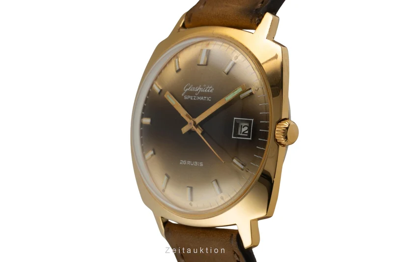 Glashütte Spezimatic gilt-brass automatic men's watch Vintage [2601784]