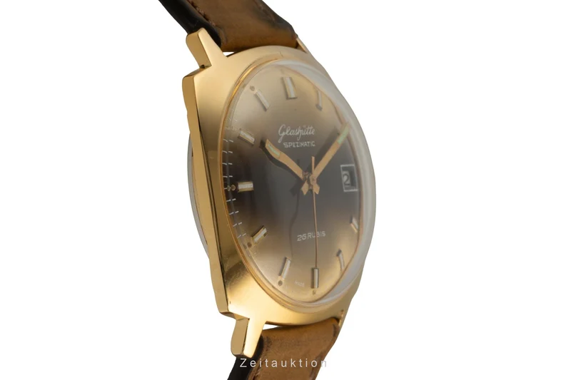 Glashütte Spezimatic gilt-brass automatic men's watch Vintage [2601784]