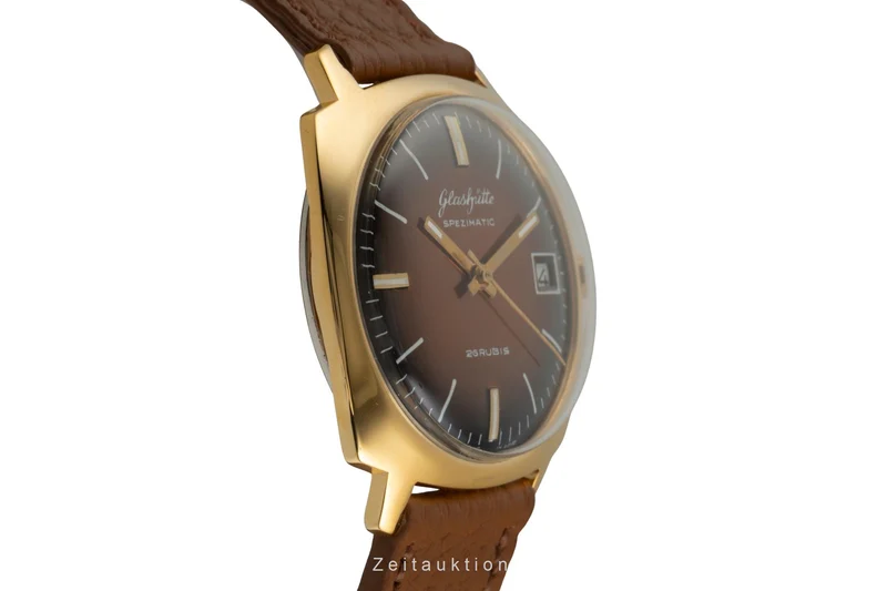 Glashütte Spezimatic gilt-brass automatic men's watch Vintage [2601783]