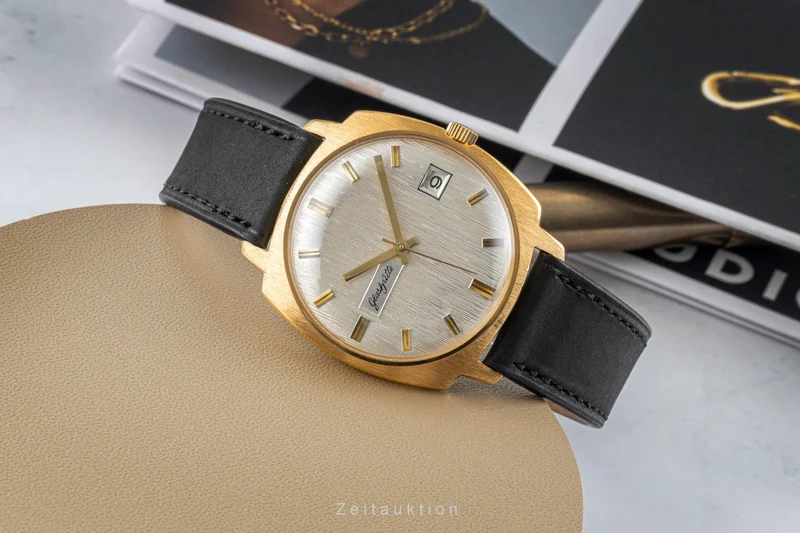Glashütte Spezimatic gilt-brass automatic men's watch Vintage [2601782]