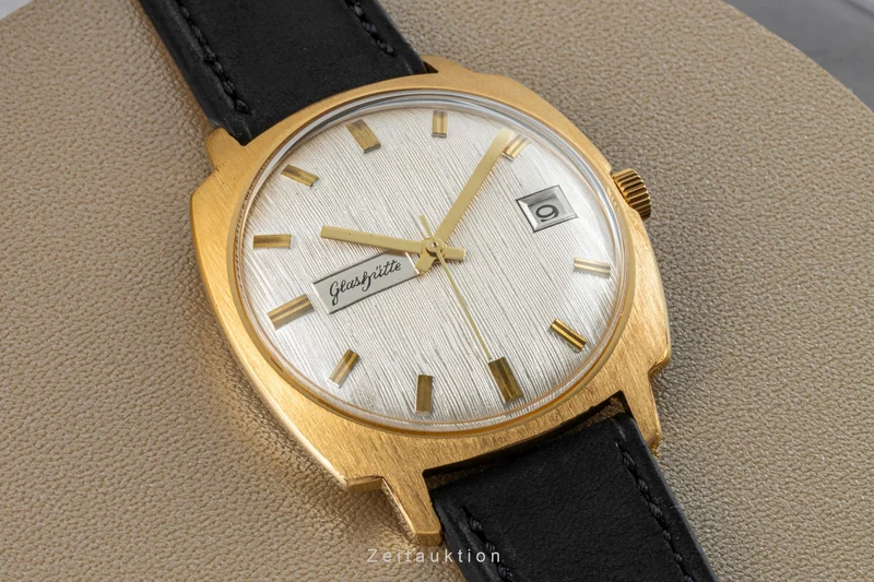 Glashütte Spezimatic gilt-brass automatic men's watch Vintage [2601782]