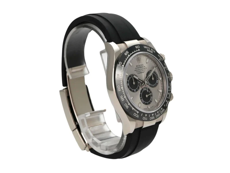 Rolex Daytona 116519LN Weißgold Oysterflex Grau