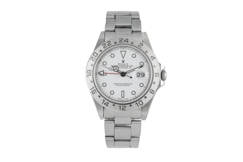 Rolex Explorer II steel automatic men's watch 16570 [2604430]