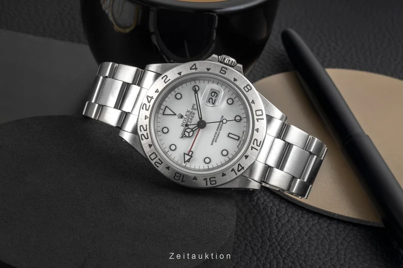 Rolex Explorer II steel automatic men's watch 16570 [2604430]