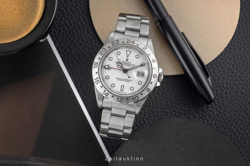 Rolex Explorer II steel automatic men's watch 16570 [2604430]