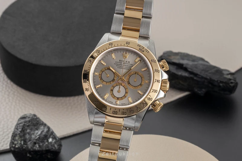 Rolex Daytona chronograph steel / gold automatic men's watch 16523 LP: 23650EUR [2604499]