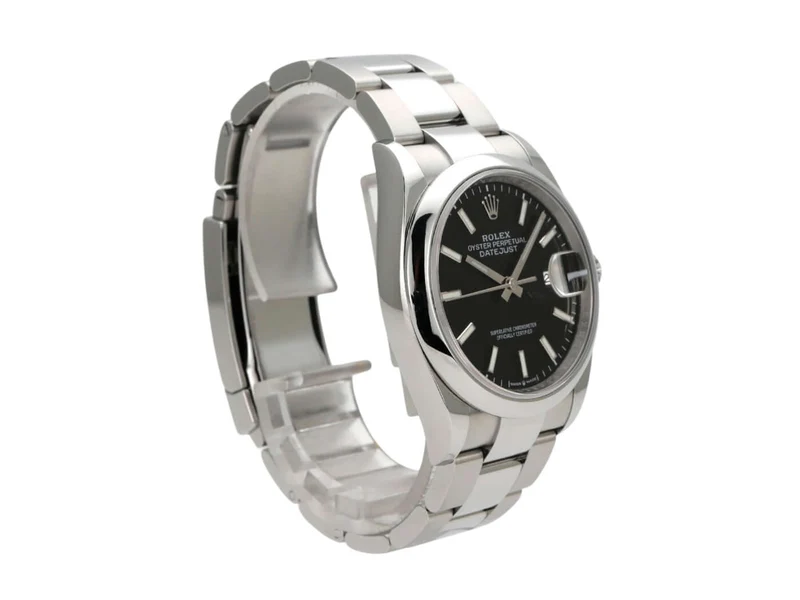 Rolex Datejust 36 Oystersteel 126200 Schwarz