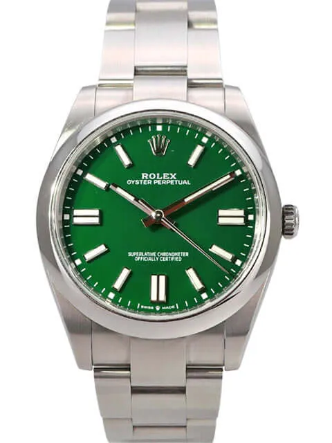 Rolex Oyster Perpetual 41 Ref. 124300 Grün