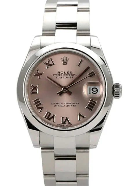 Rolex Datejust 31 Edelstahl 178240 Pink Römisch