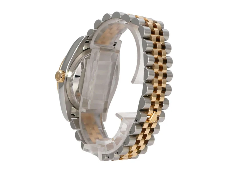 Rolex Datejust 36 Diamant Lünette 116243 Champagner Dia Jubile-Band
