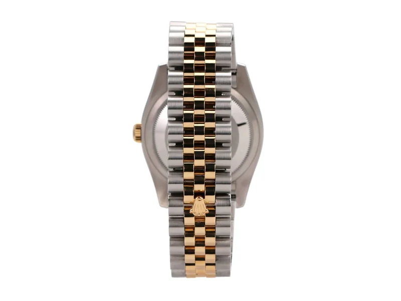 Rolex Datejust 36 Diamant Lünette 116243 Champagner Dia Jubile-Band