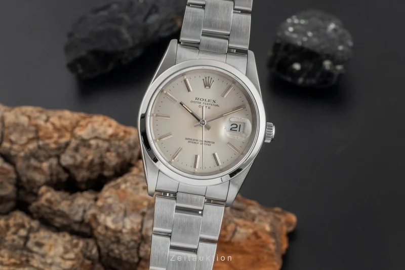 Rolex Date steel automatic men's watch 15200 [2604345]