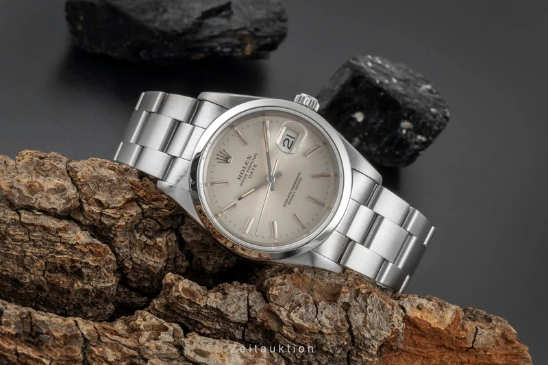 Rolex Date steel automatic men's watch 15200 [2604345]