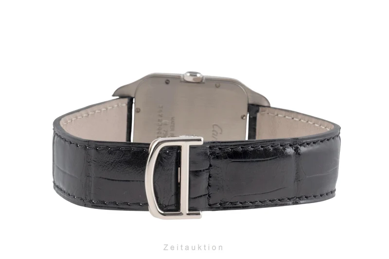 Cartier Santos Dumont 18 ct white gold manual winding men's watch W2007051 [2603385]