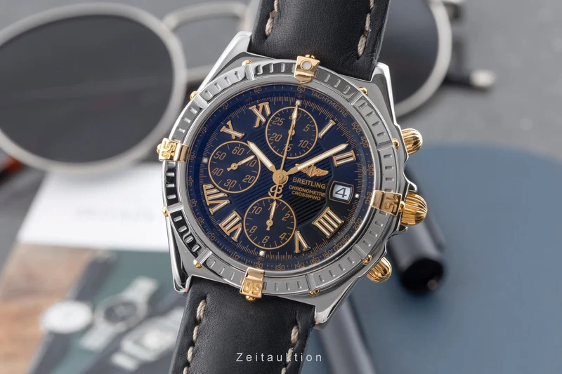 Breitling Chronomat chronograph steel / gold automatic men's watch B13356 [2604296]