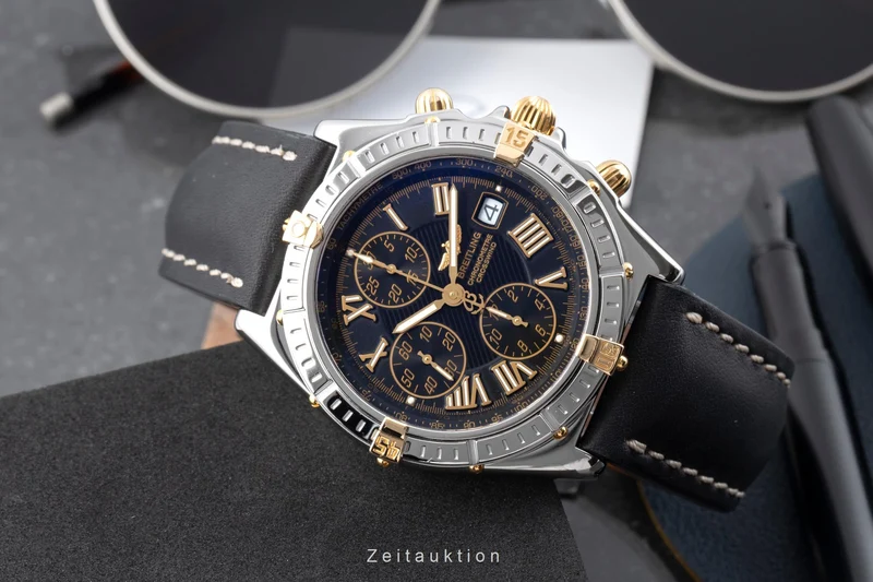 Breitling Chronomat chronograph steel / gold automatic men's watch B13356 [2604296]