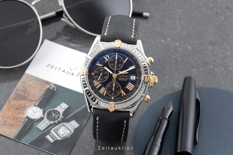 Breitling Chronomat chronograph steel / gold automatic men's watch B13356 [2604296]
