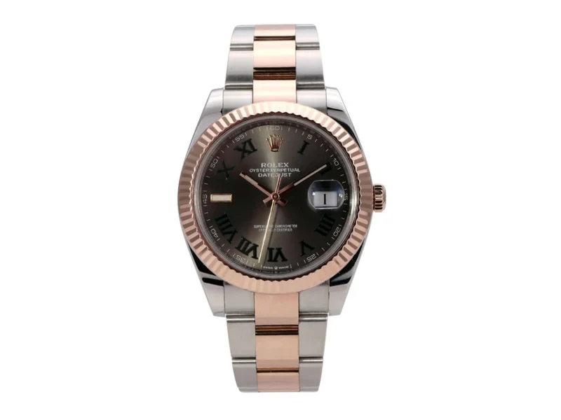 Rolex Datejust 41 Edelstahl Everose-Gold 126331 Slate Römisch