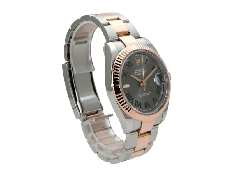 Rolex Datejust 41 Edelstahl Everose-Gold 126331 Slate Römisch