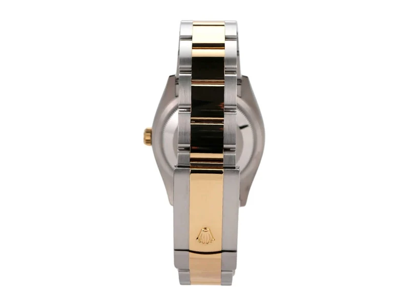 Rolex Datejust 36 Oystersteel Gelbgold 126233 Schwarz Diamant