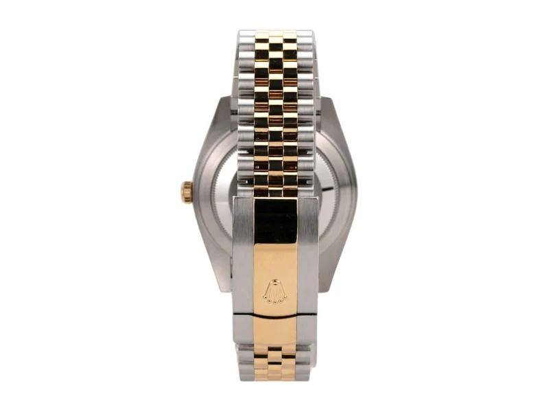 Rolex Datejust 41 Edelstahl Gelbgold 126333 Golden Riffelmuster Jubile-Band