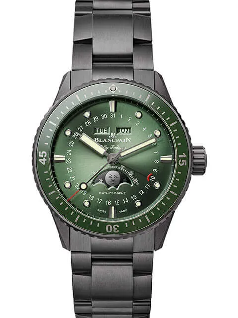 Blancpain Fifty Fathoms Bathyscaphe Quantieme Complet Phase de Lune 5054-0153-01S